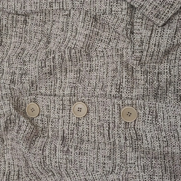 Lafayette 148 Womens Cream/Tan Tweed Textured Blazer Jacket Size 8 - Picture 5 of 12